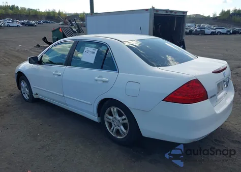 2007 Honda Accord 2.4 Se из США, поврежденный, VIN 1HGCM56347A020760